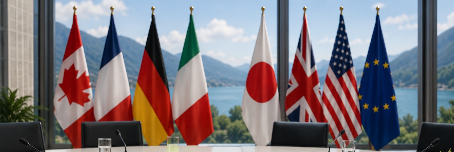 Зеленський провів переговори з лідерами G7, Трампом і Макроном на саміті у Франції